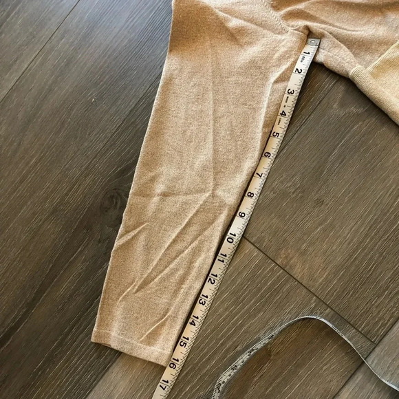 Alfani Asymmetrical Metallic Beige Womens Long Sleeve Shirt Size Extra Large - Picture 9 of 15